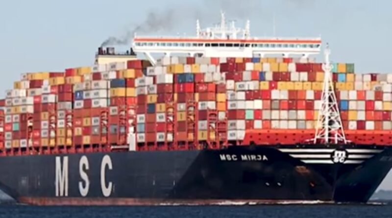 Karachi Port handles ultra-large container vessel MSC Mirjam
