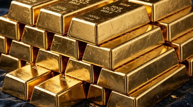 Gold prices edge up by Rs1,100 per tola