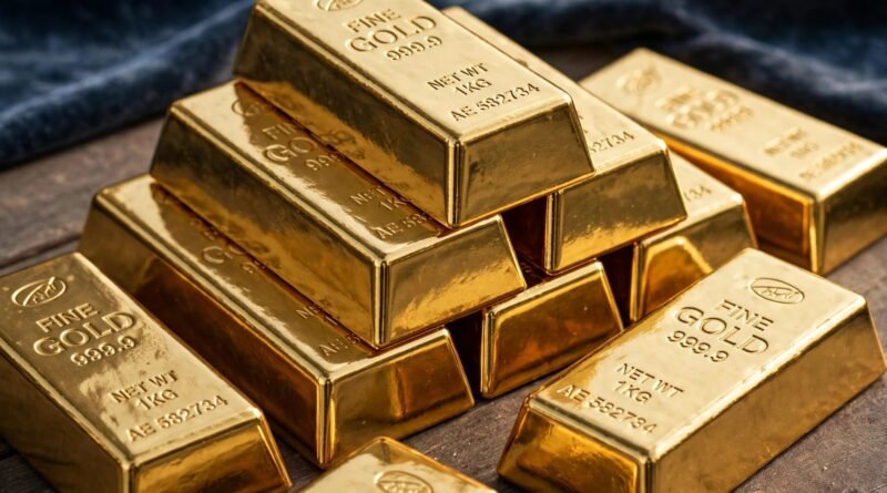 Gold price falls by Rs2,100 per tola in Pakistan